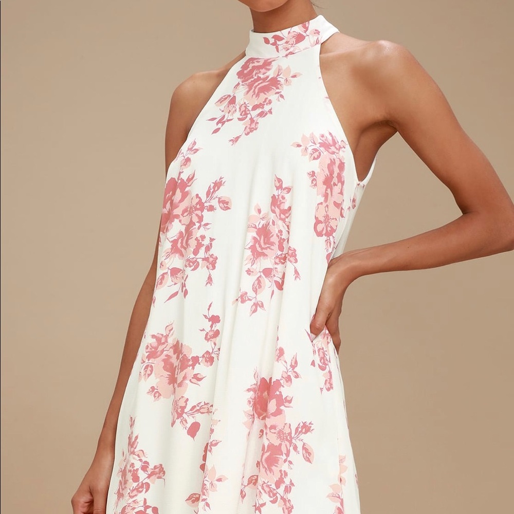 Darling Dearest Blush Pink Floral Dress